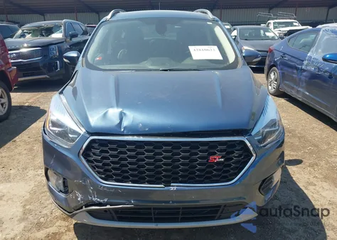 2018 Ford Escape Titanium z USA, uszkodzony, nr VIN 1FMCU9J93JUC80098